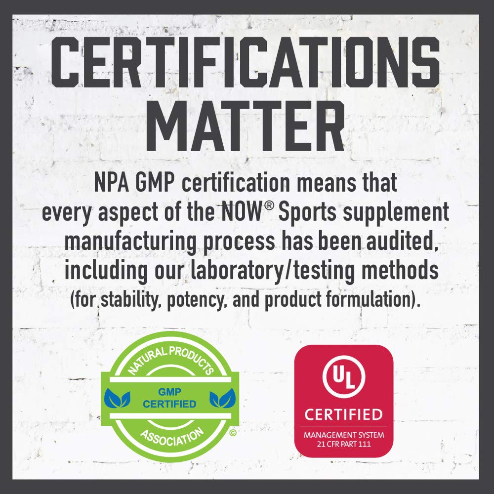 Now Sports Arginine & Ornithine 500 mg / 250 mg 100 Vcaps - 0040