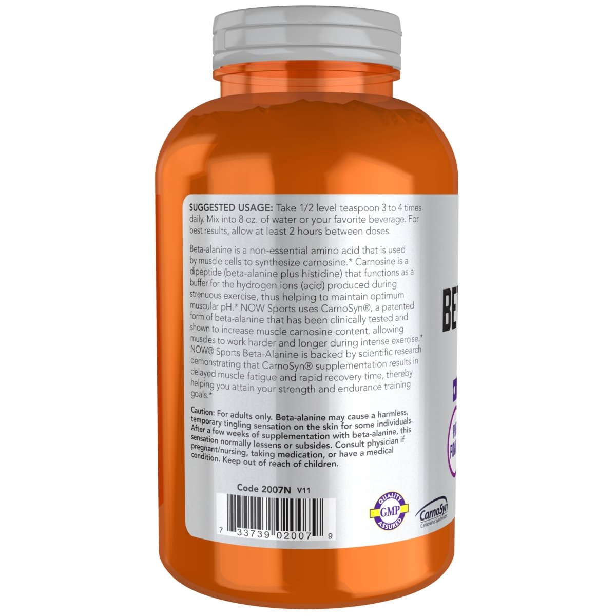Now Sports Beta-Alanine 500 Grams - 2007