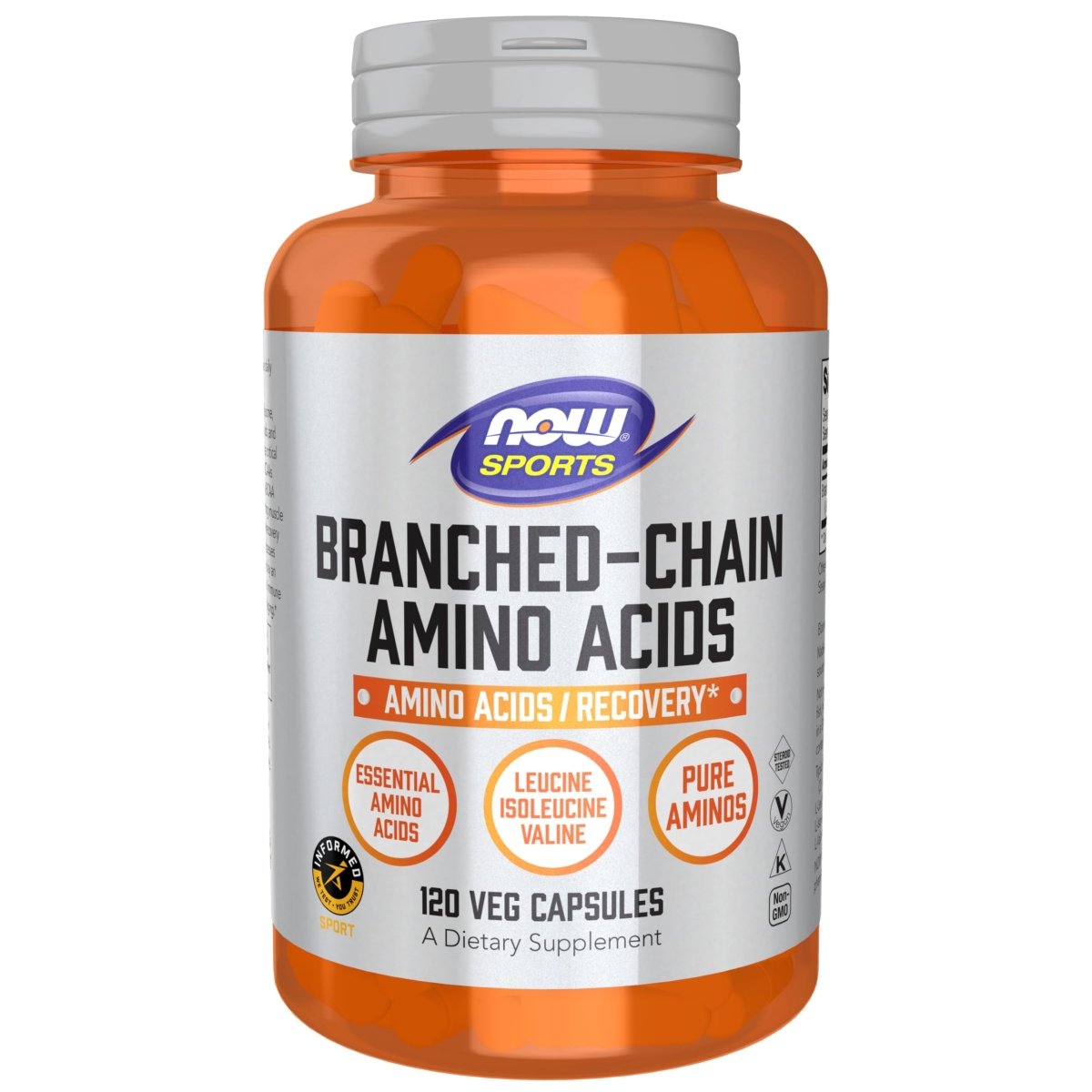 Now Sports Branched Chain Amino Acids 120 Vcaps - 0053