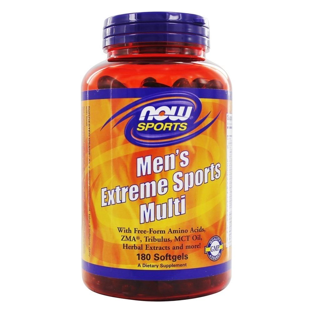Now Sports Men's Active Sports Multi 180 Softgels - 3891