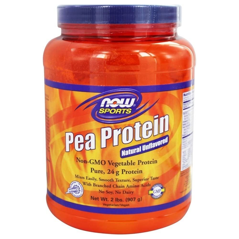 Now Sports Pea Protein Pure Unflavored Powder 2 Pounds - 2135
