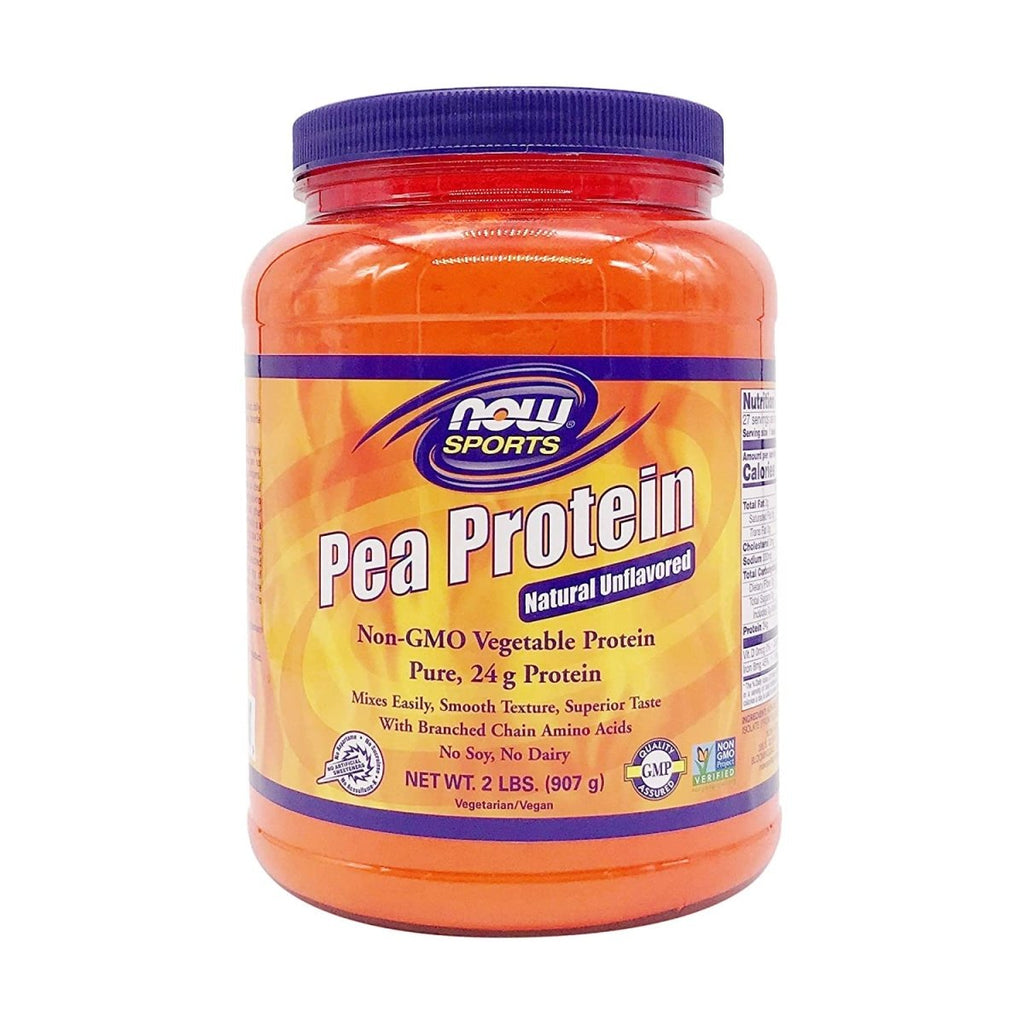 Now Sports Pea Protein Pure Unflavored Powder 2 Pounds - 2135