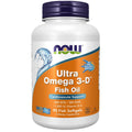 NOW Supplements, Ultra Omega 3-D?, Omega-3 Fish Oil + Vitamin D-3, Cardiovascular Support*, 180 Softgels