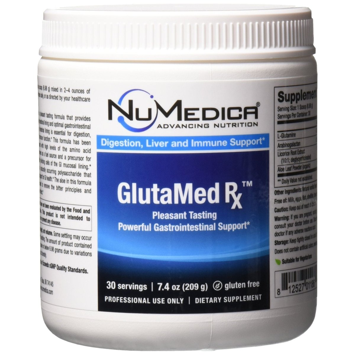 NuMedica GlutaMed 209 Grams