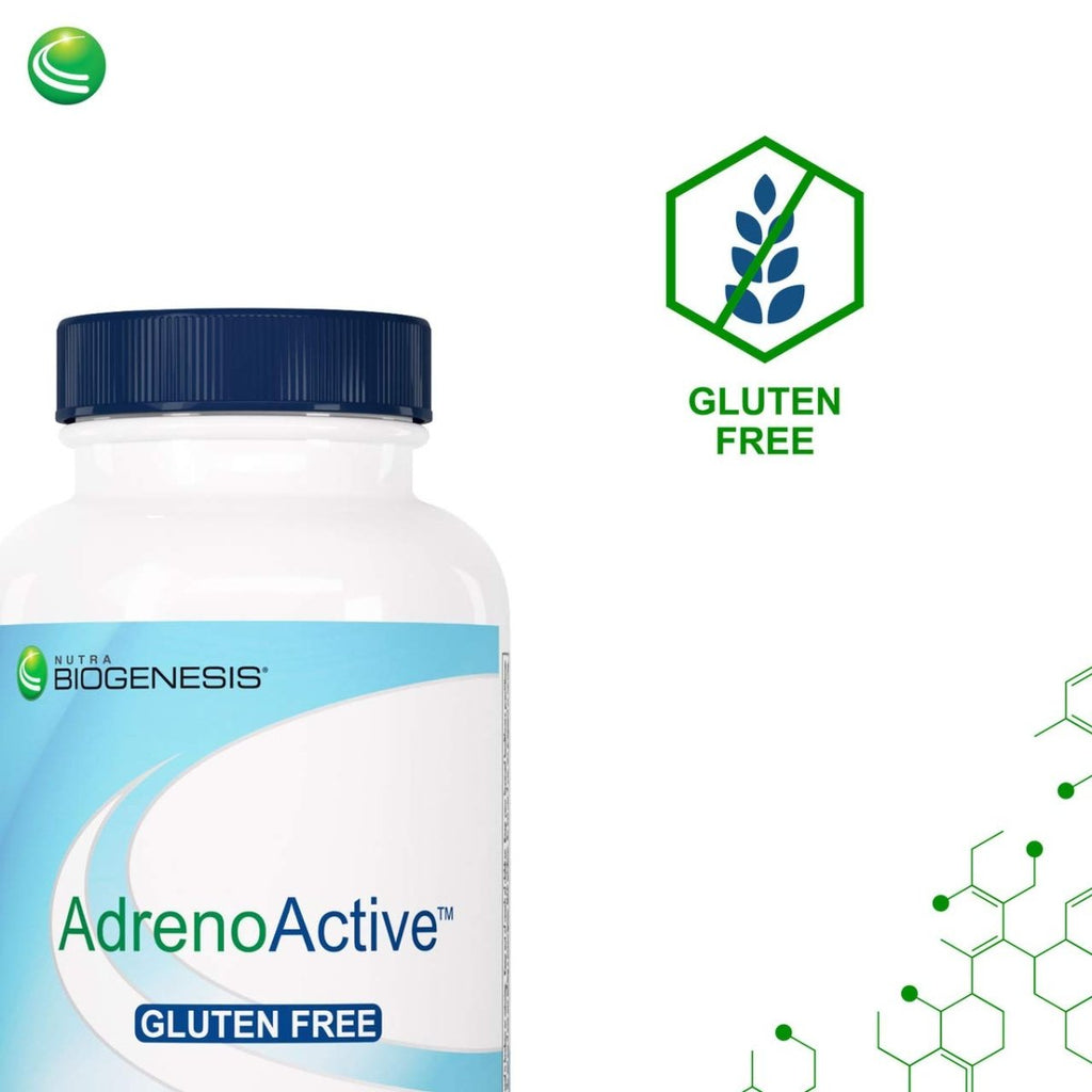 Nutra BioGenesis - AdrenoActive - - Gluten Free - 60 Capsules  40957