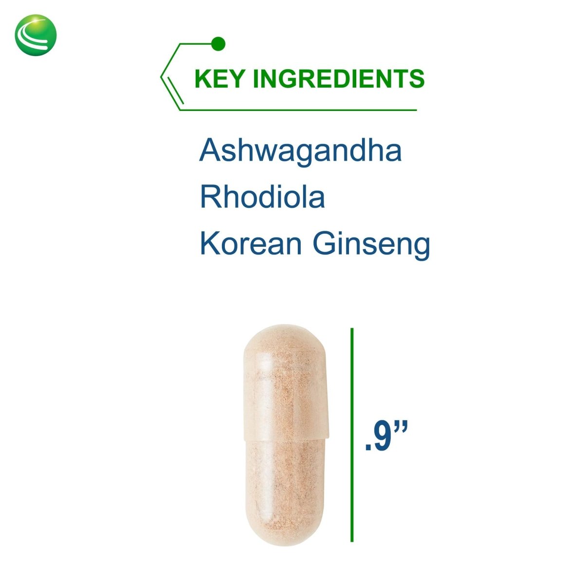 Nutra BioGenesis - BioAdaptogen Ultra - Ashwagandha, Rhodiola and Korean Ginseng to Help Support Stress Response and Neurotransmitter Health - 60 Capsules