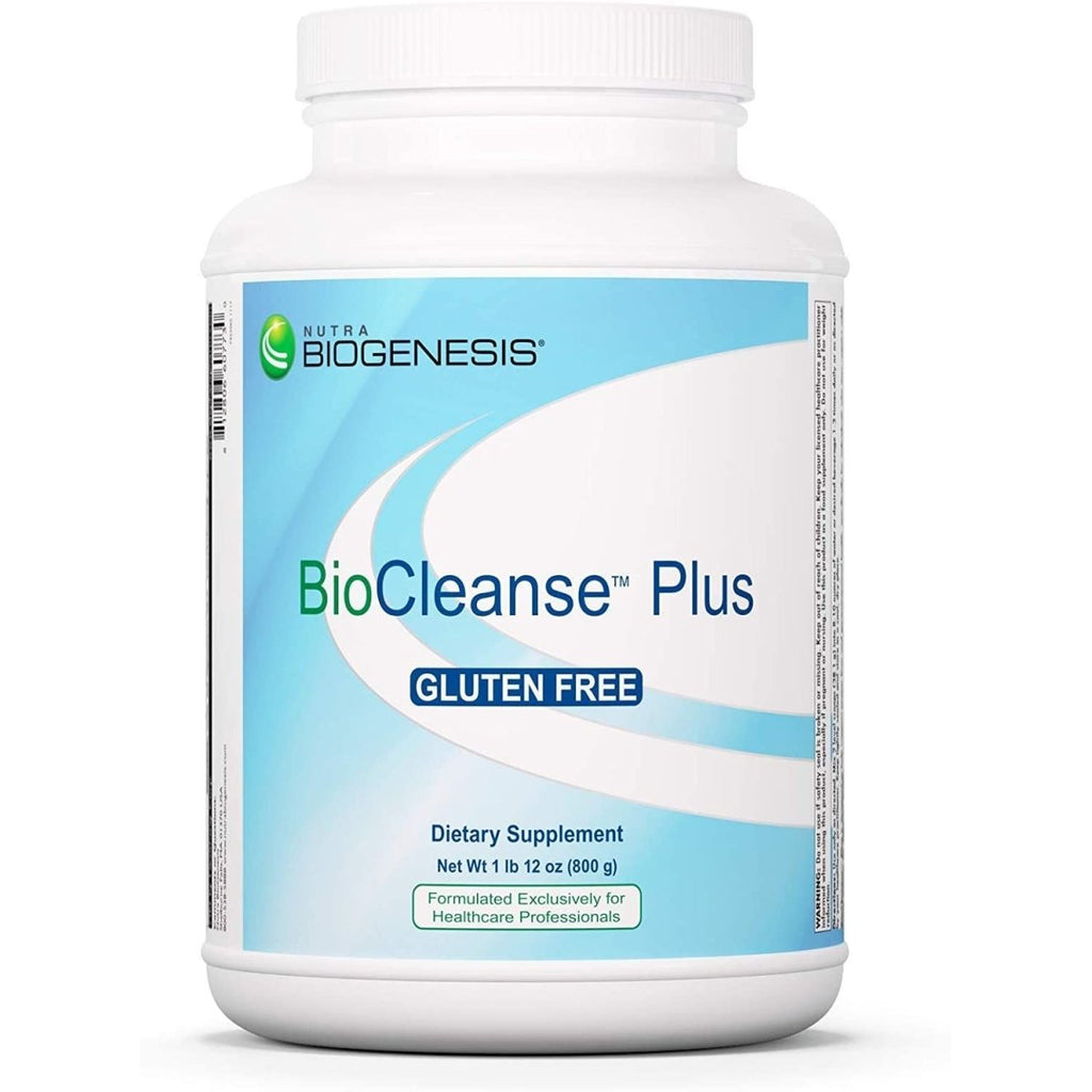 Nutra BioGenesis - BioCleanse Plus - Digestive Enzymes, Milk Thistle, and Plant Protein Blend for Digestion, Detox, and Liver Cleanse - Gluten Free, Powder - 1.9 Lb