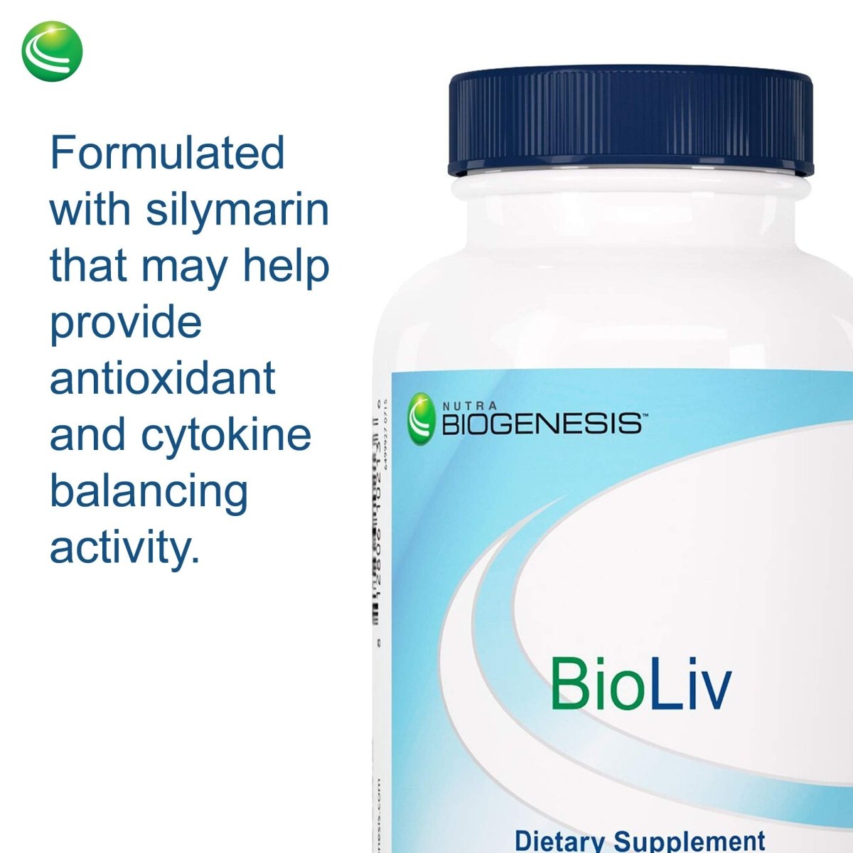 Nutra BioGenesis - BioLiv - Choline, Betaine HCl and Dandelion Root to Help Support Bile Flow, Liver Health & and Gallbladder Function - 90 Capsules