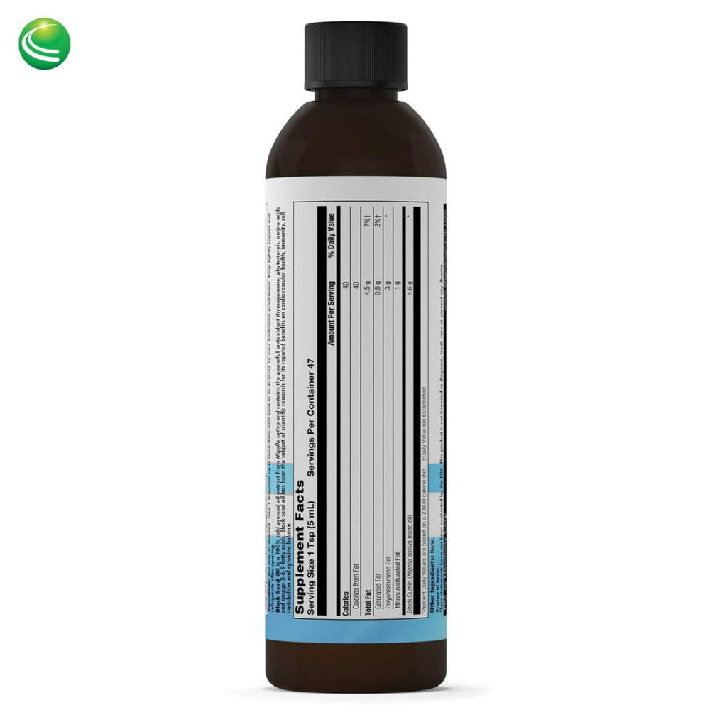 Nutra BioGenesis - Black Seed Oil - Black Cumin Seed Extract - Vegan, Gluten Free, Non-GMO - 8 Fluid Ounces