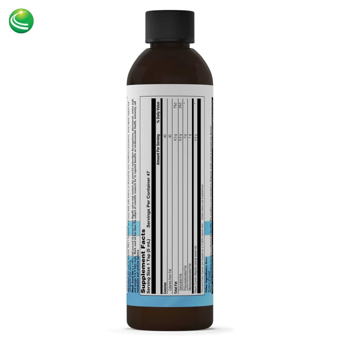 Nutra BioGenesis - Black Seed Oil - Black Cumin Seed Extract - Vegan, Gluten Free, Non-GMO - 8 Fluid Ounces