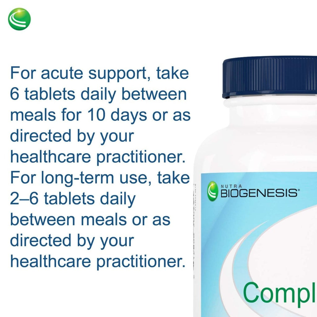 Nutra BioGenesis - CompliVir - Monolaurin, Zinc, Propolis Blend - Gluten Free - 60 Tablets