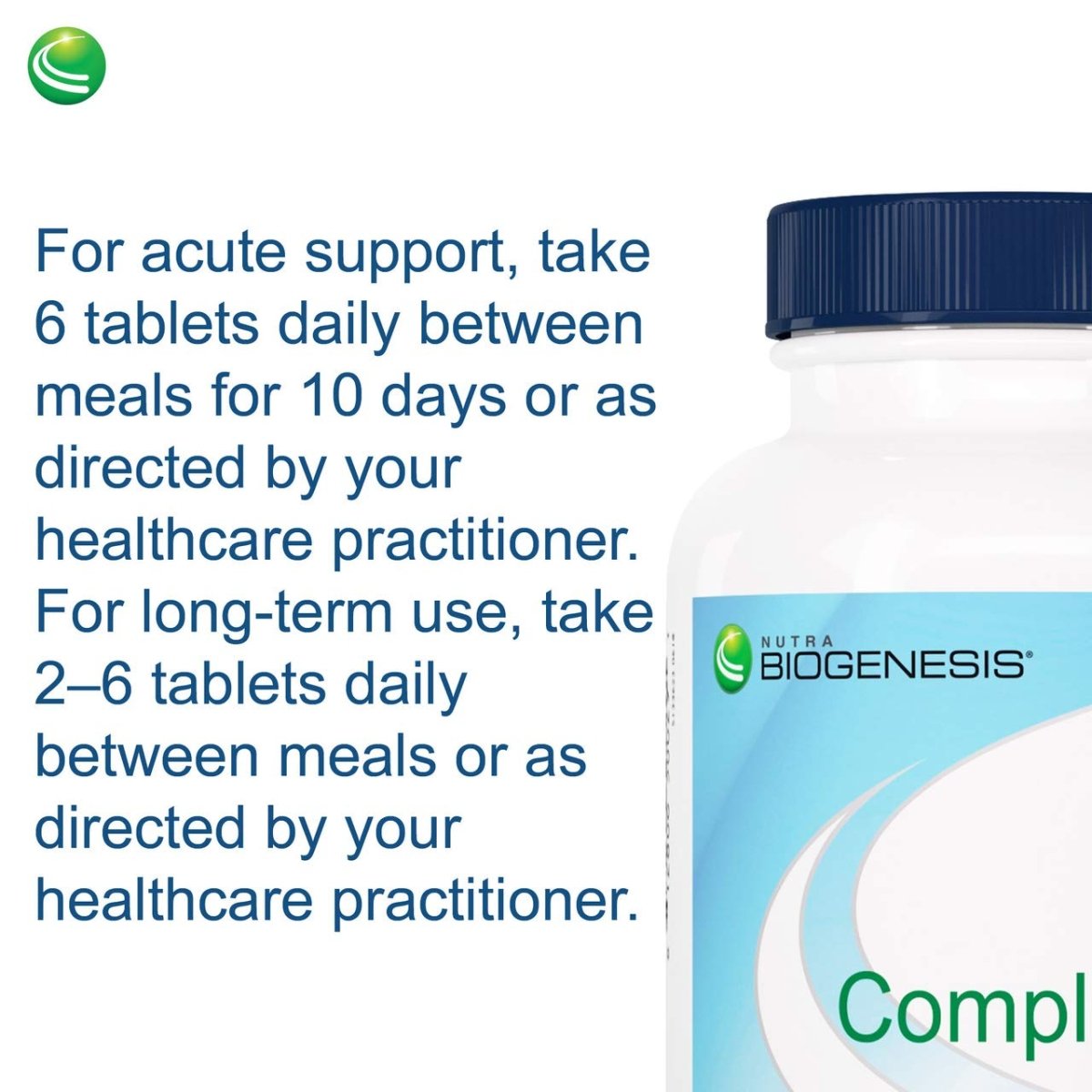 Nutra BioGenesis - CompliVir - Monolaurin, Zinc, Propolis Blend - Gluten Free - 60 Tablets