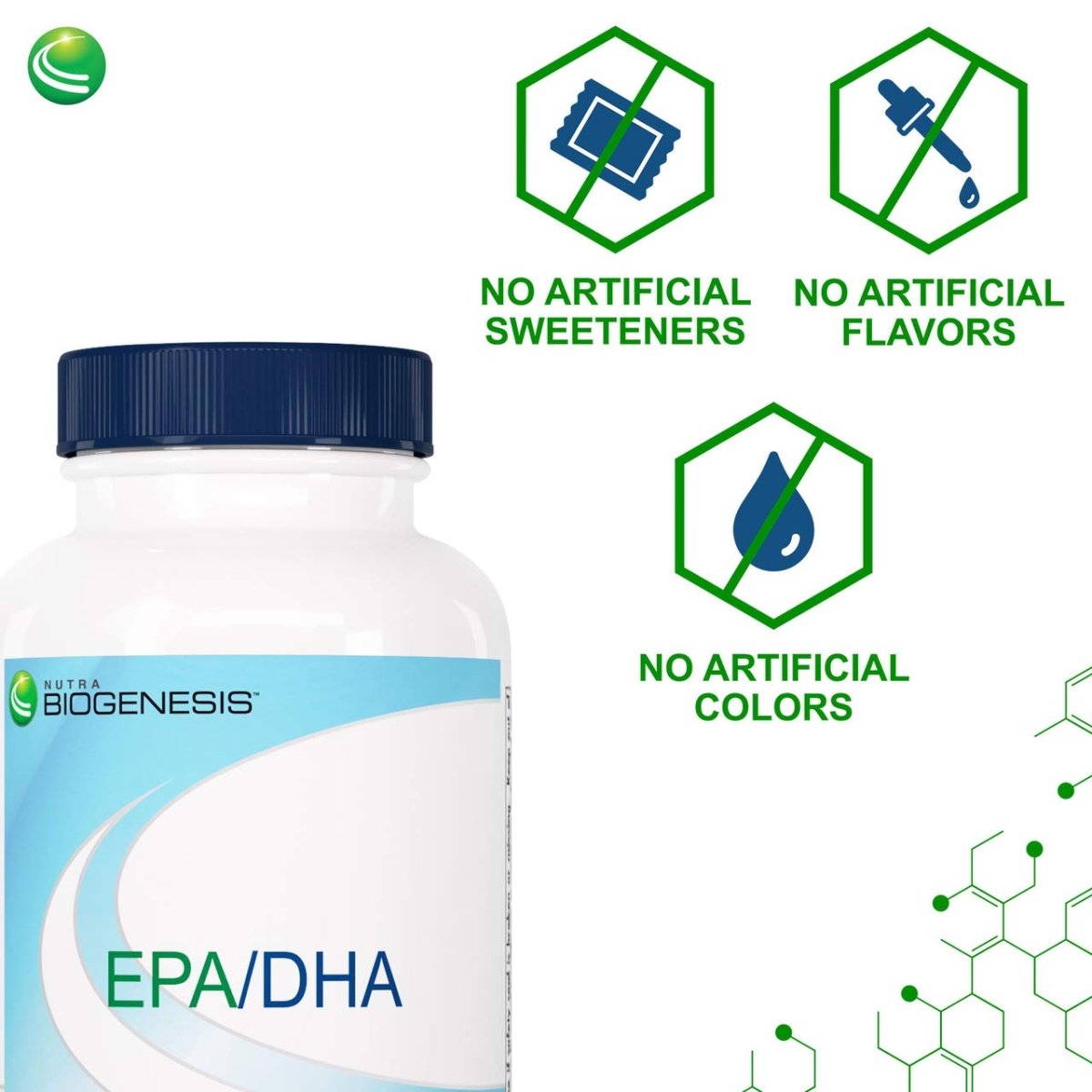 Nutra BioGenesis - EPA/DHA - Omega-3 to Help Support Brain & Heart Health - 90 Capsules