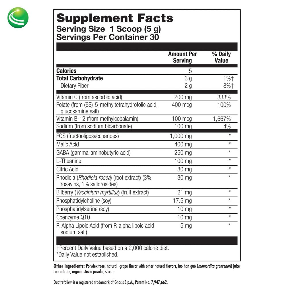 Nutra BioGenesis - Focus Fizz Powder - - 150 g   01407