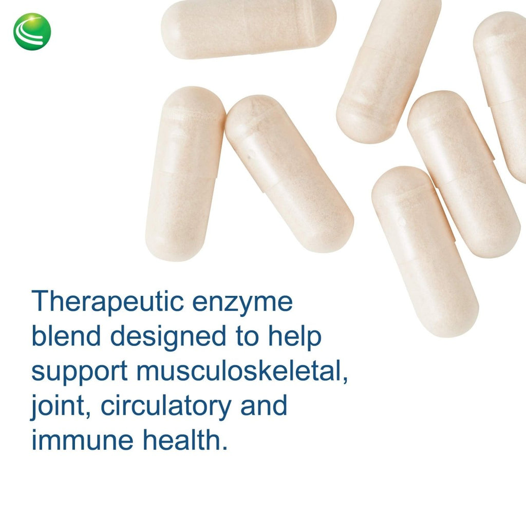 Nutra BioGenesis - InflamaZyme - Pancreatin, Nattokinase and Trypsin to Help Support Healthy Immune Response, Joints and GI Tract - Gluten Free - 90 Capsules