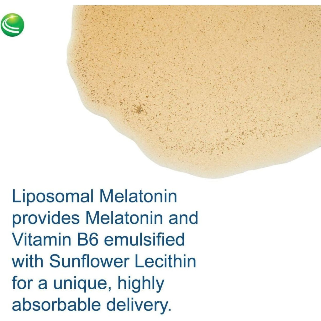 Nutra BioGenesis - Liposomal Melatonin - Melatonin and Vitamin B6 for Sleep Support - Liquid, Non-Habit Forming, Gluten Free - 2 Ounce