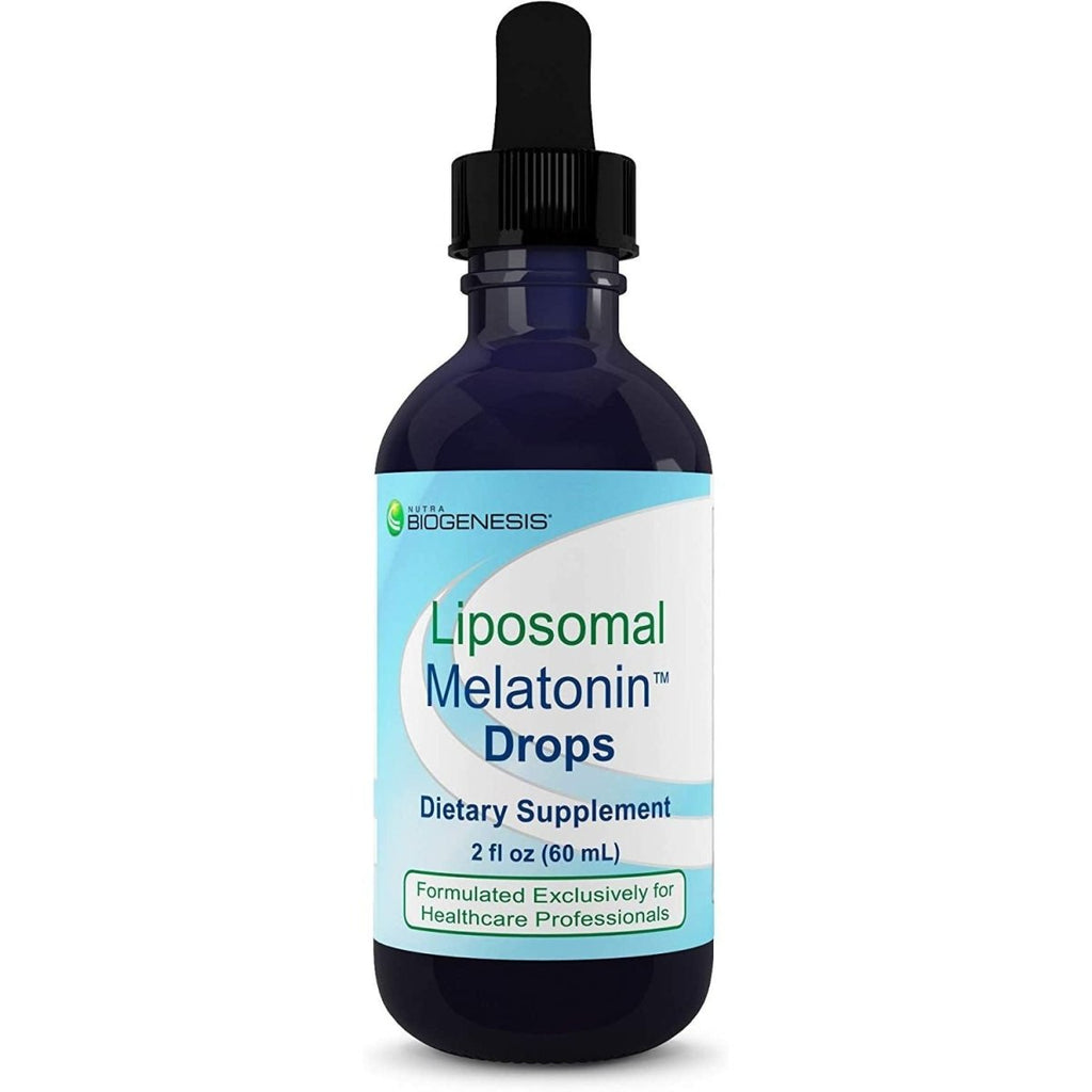 Nutra BioGenesis - Liposomal Melatonin - Melatonin and Vitamin B6 for Sleep Support - Liquid, Non-Habit Forming, Gluten Free - 2 Ounce