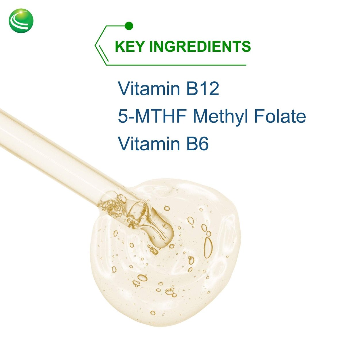 Nutra BioGenesis Methyl Factors - B12 and Methyl Folate for Brain and Cardiovascular Health - Berry Flavor, 2 Ounce