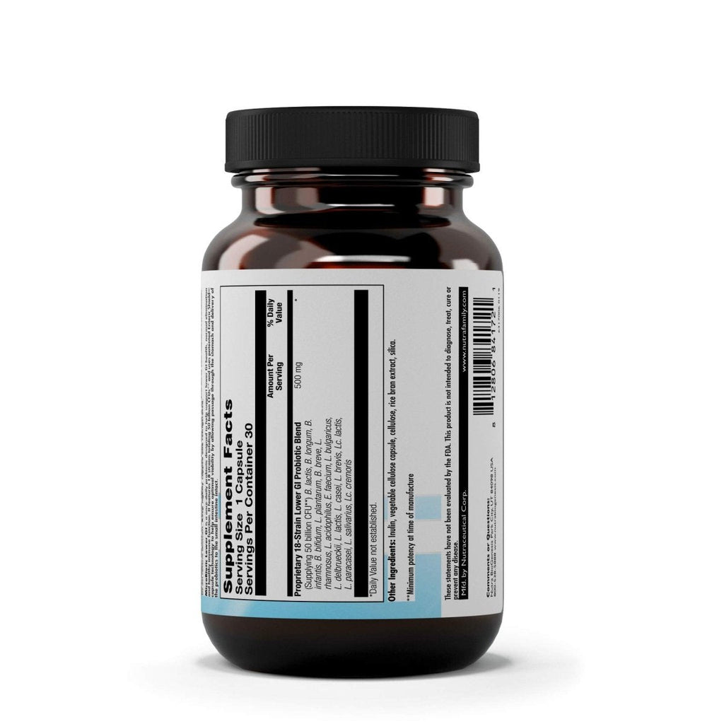 Nutra BioGenesis MicroBiotic Lower GI Probiotic, 30 Capsules