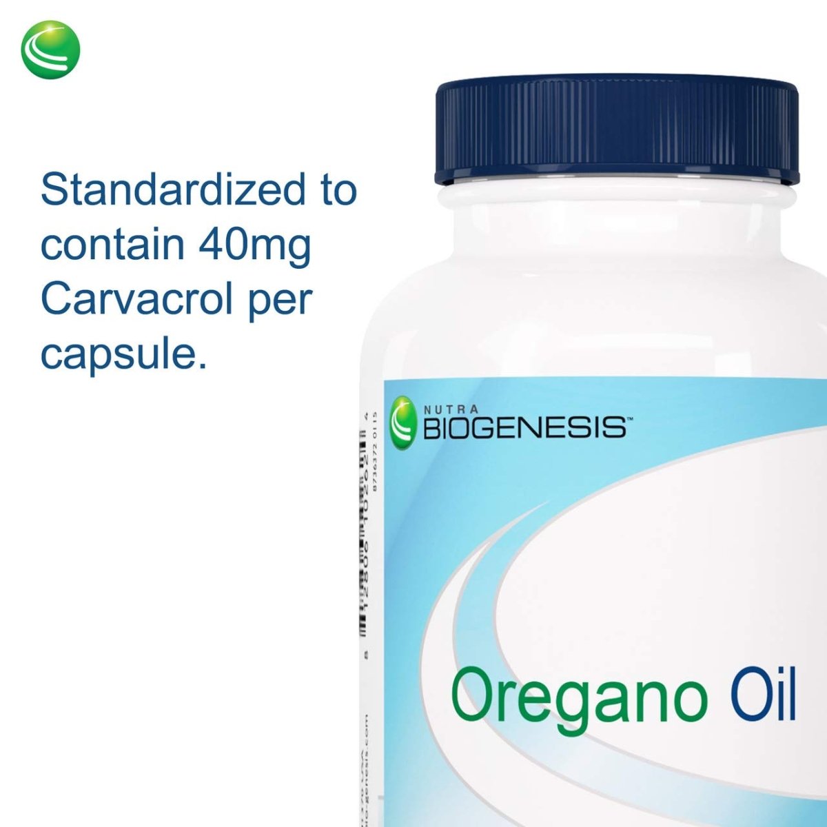 Nutra BioGenesis - Oregano Oil - Breathing and Digestive Support - 120 Capsules  10262