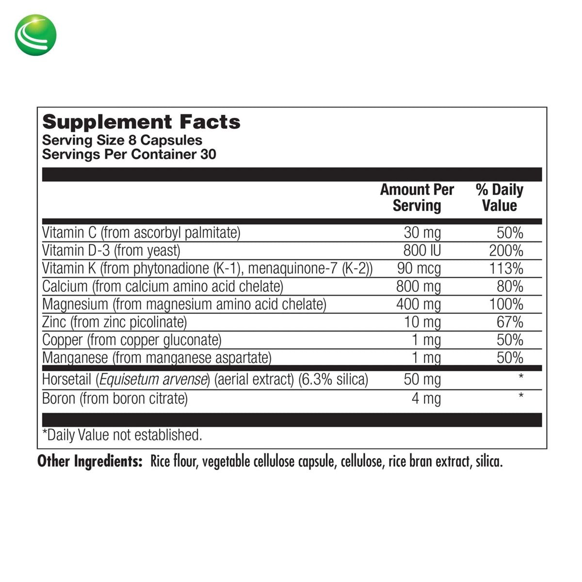 Nutra BioGenesis OsteoGenesis ES (Extra Strength) 240 Cap