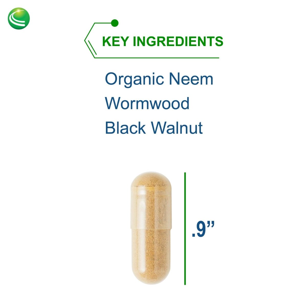 Nutra BioGenesis - ParaBiotic Plus - Organic Neem, Wormwood and Black Walnut for Intestinal Microbiome and Immune System Support - Gluten Free, Vegan, Non-GMO - 90 Capsules