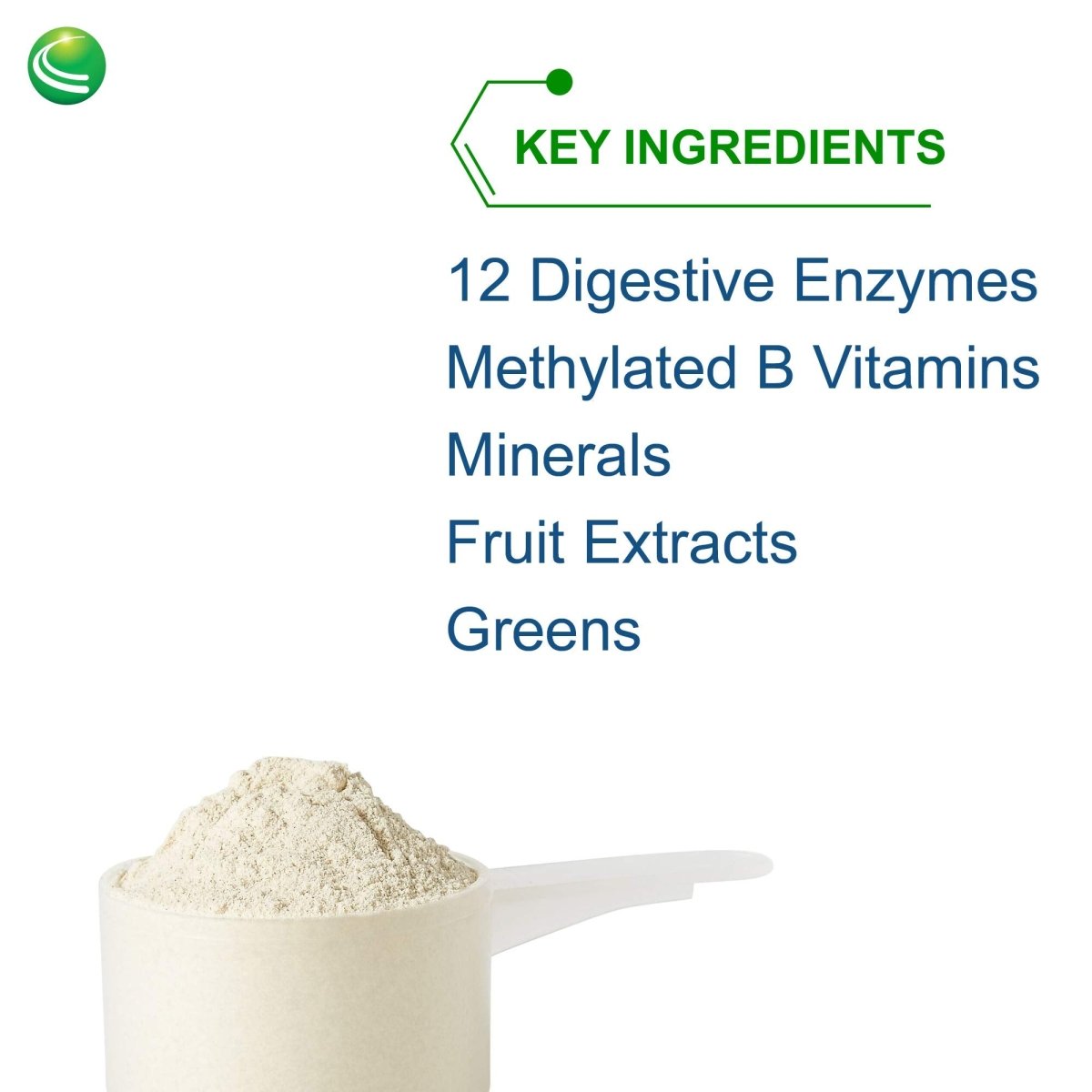 Nutra BioGenesis - Premiere Greens Multi - Superfood Protein, Fiber, Antioxidant, and Essential Nutrient Powder Supplement - 322 g
