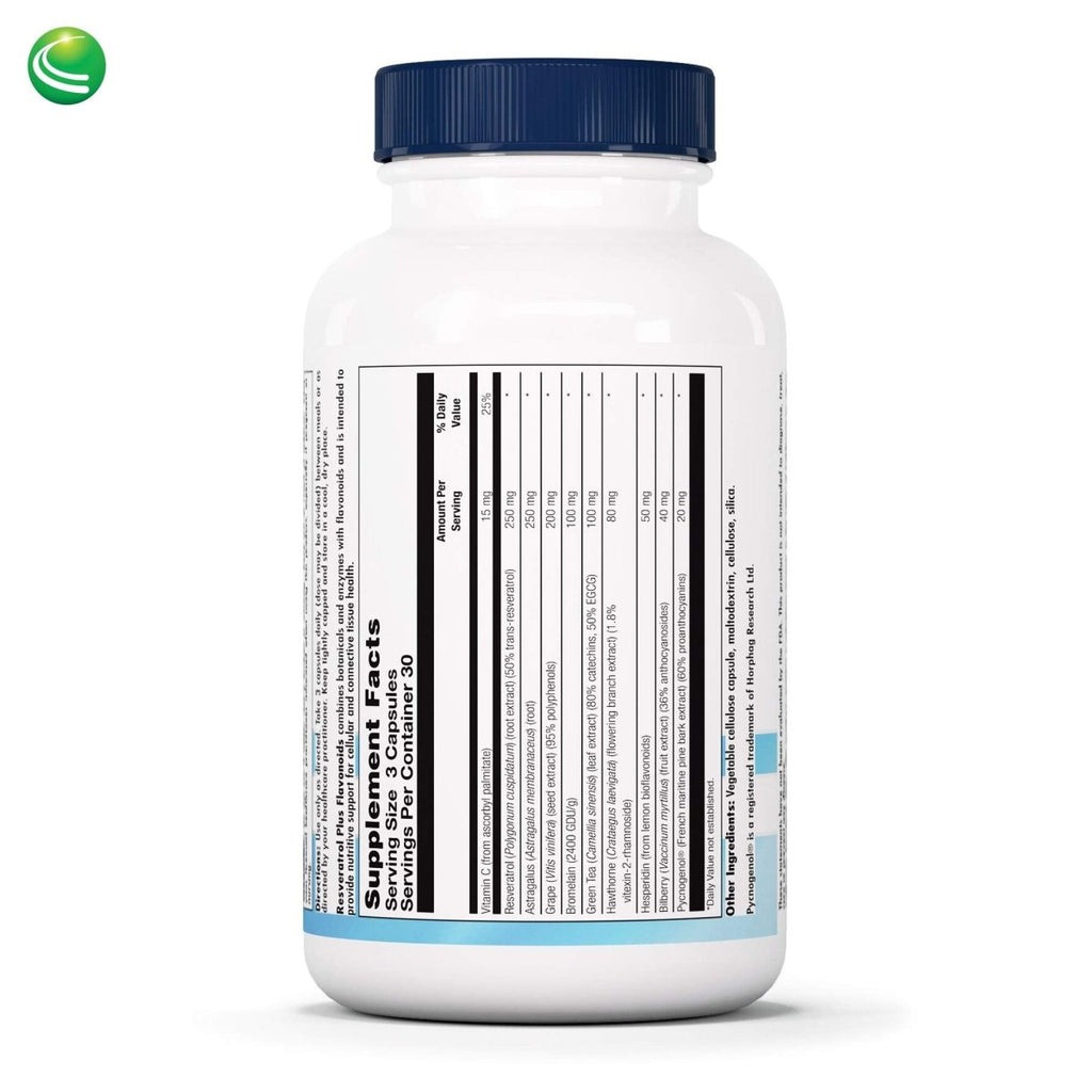 Nutra BioGenesis - Resveratrol Plus Flavonoids - 90 Capsules