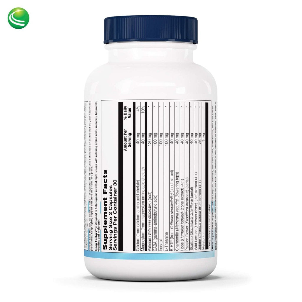 Nutra BioGenesis Sleep Factors, 60 Capsules