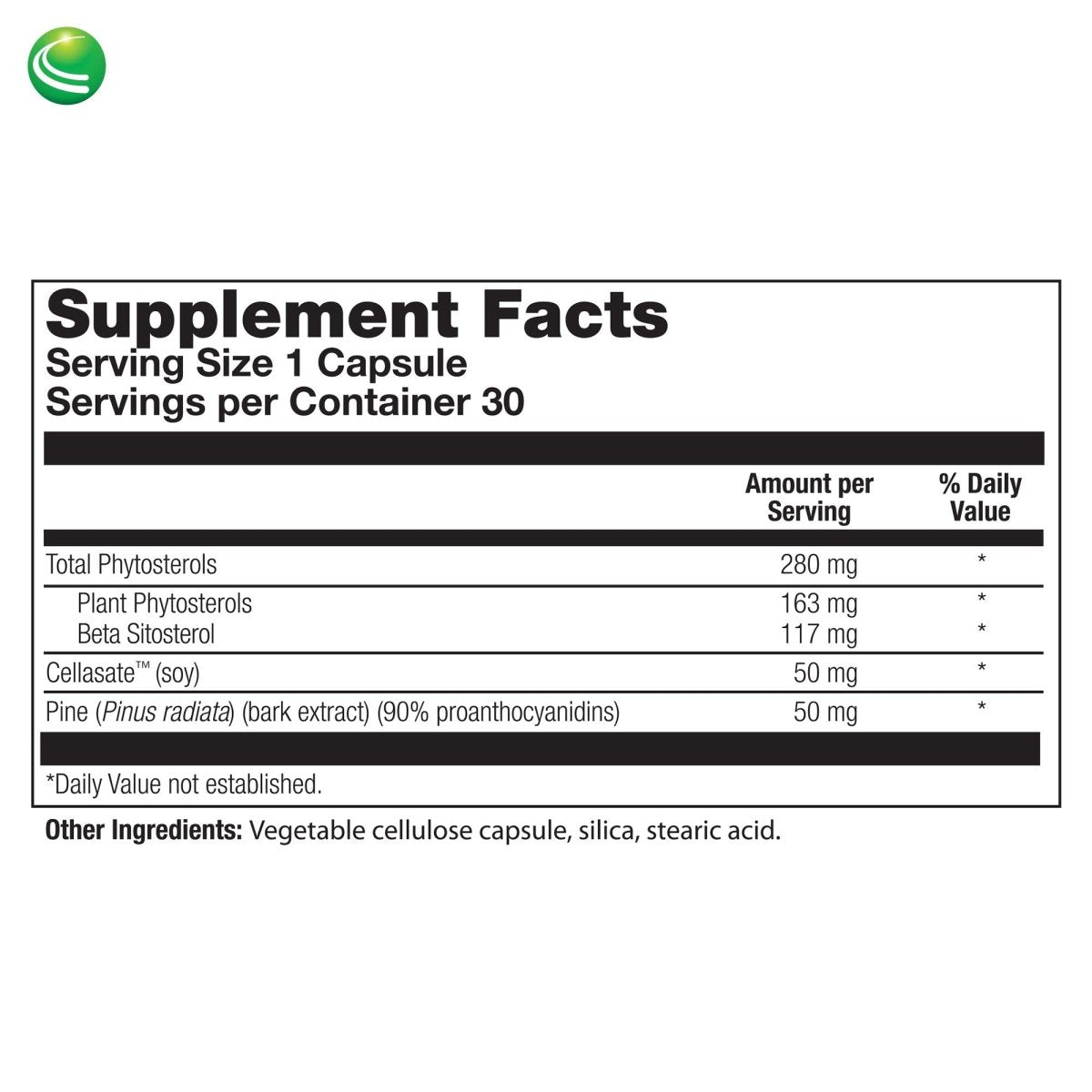 Nutra BioGenesis Sterol 117 30 Capsules