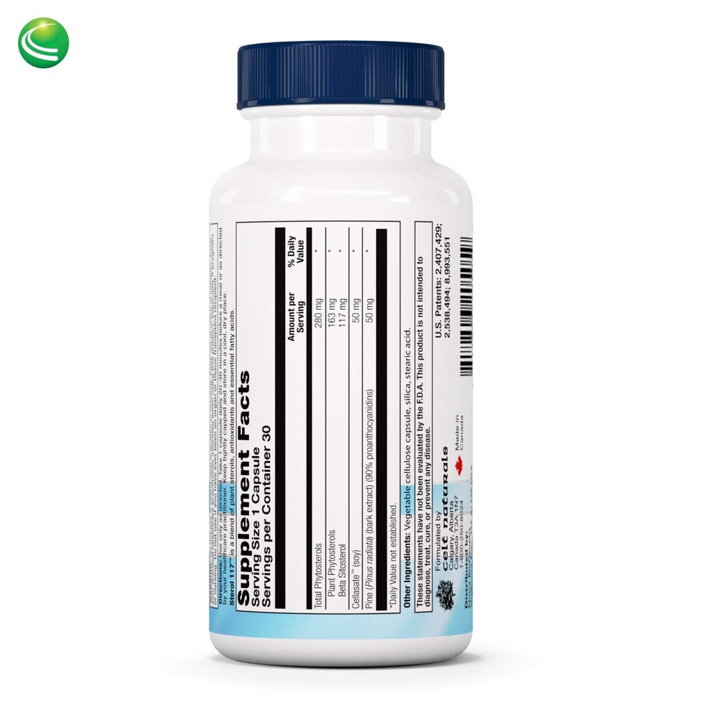 Nutra BioGenesis - Sterol 117 - Plant Sterols and Pine Bark Extract to Help Support Immunity, Urinary Tract Health and Cholesterol Already Within Normal Range - 30 Capsules
