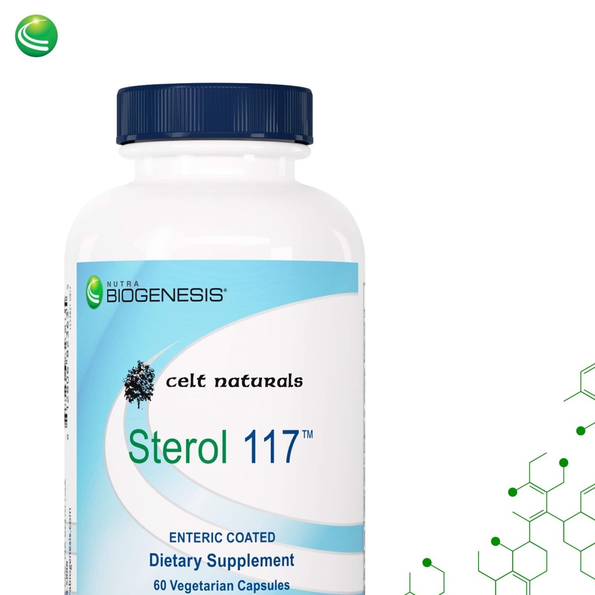 Nutra BioGenesis - Sterol 117 - Plant Sterols and Pine Bark Extract to Help Support Immunity, Urinary Tract Health and Cholesterol Already Within Normal Range - 60 Capsules