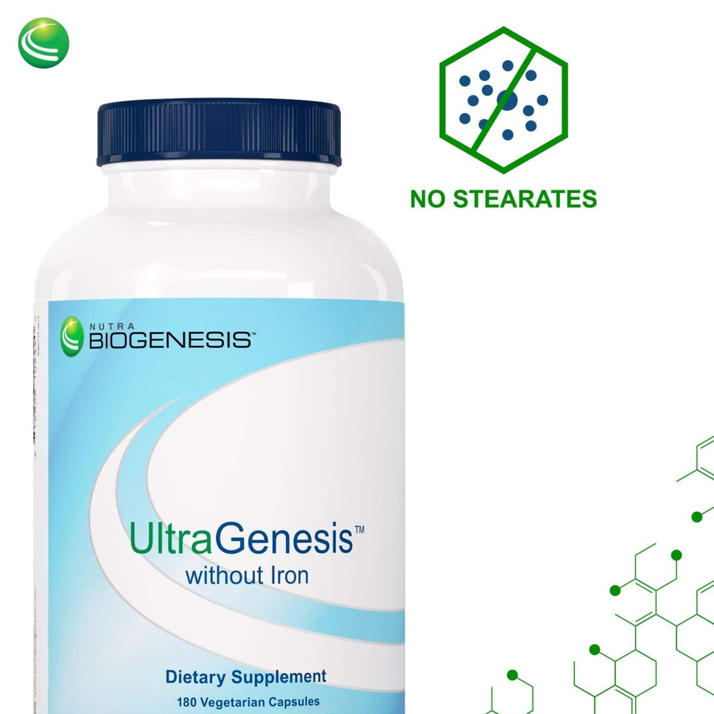 Nutra BioGenesis - Ultra Genesis Without Iron, 180 Capsules