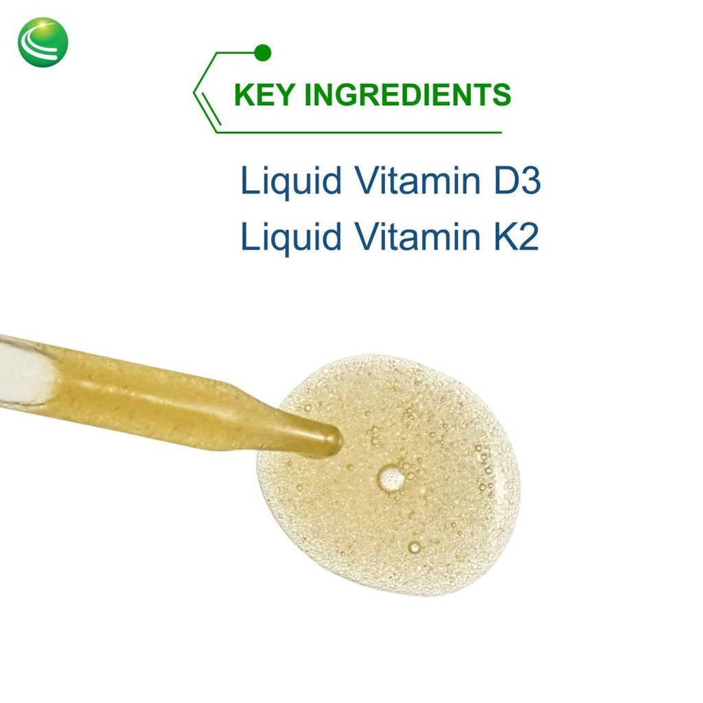 Nutra BioGenesis Vitamin D3-K2 Emulsion - 1 Ounce