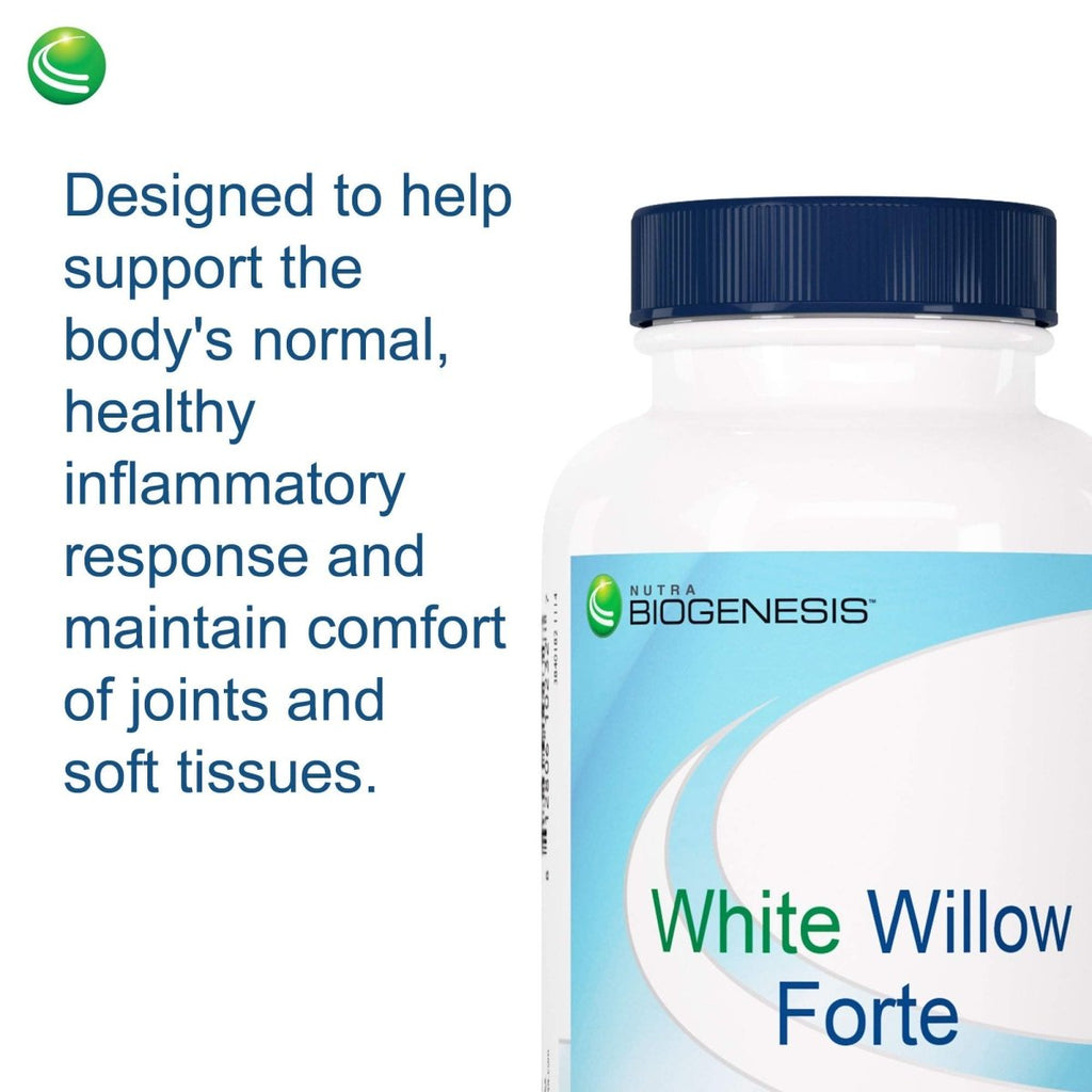 Nutra BioGenesis - White Willow Forte - 120 Capsules  01232