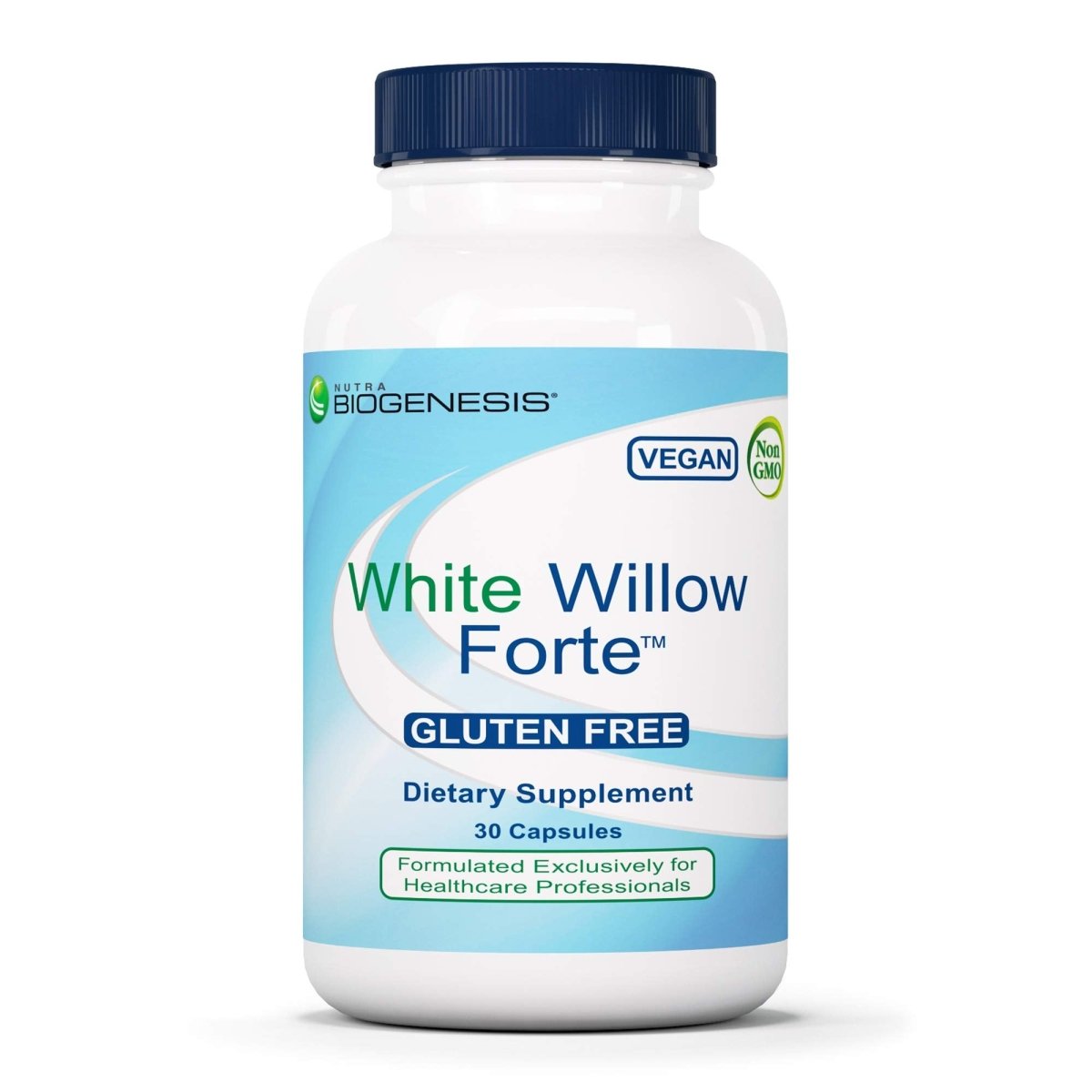 Nutra BioGenesis - White Willow Forte - White Willow Bark, Boswellia and Turmeric to Help Support Body Comfort and Cytokine Balance 10253 - 30 Capsules