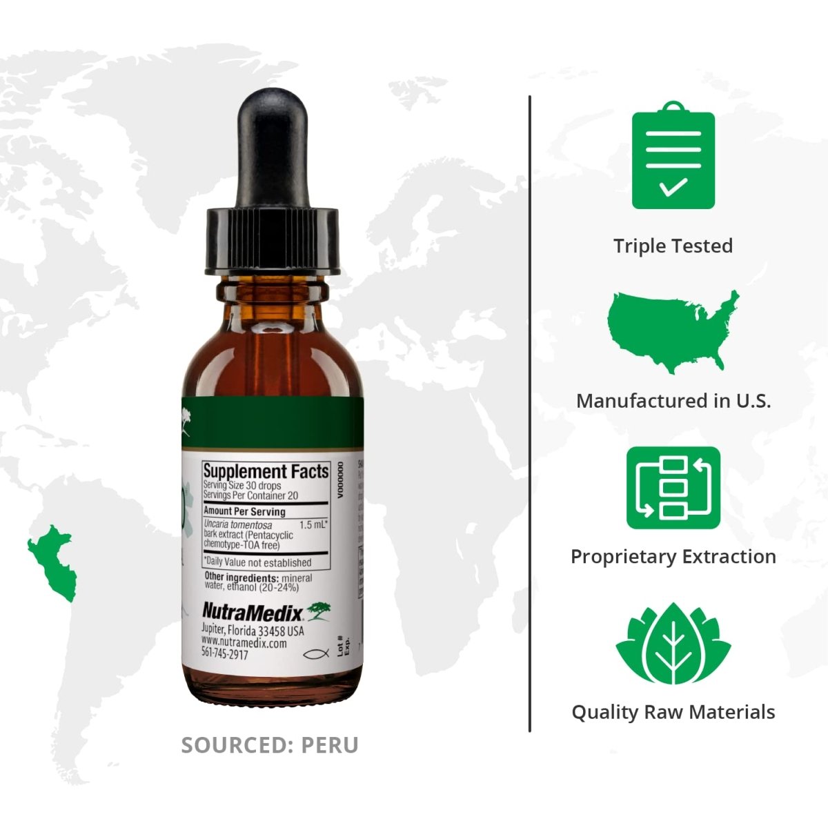 NutraMedix Samento Tincture 1oz