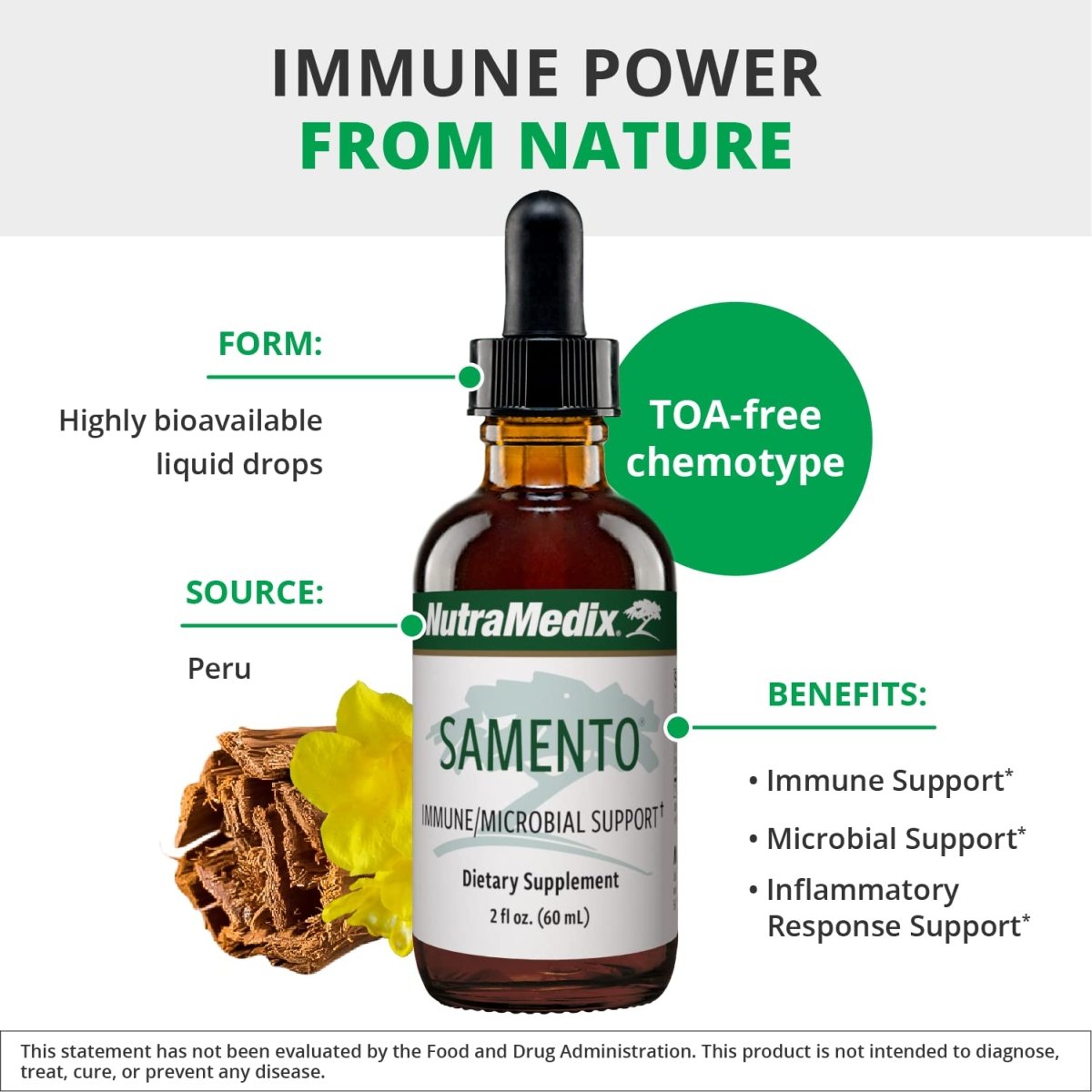 NutraMedix Samento Tincture 1oz