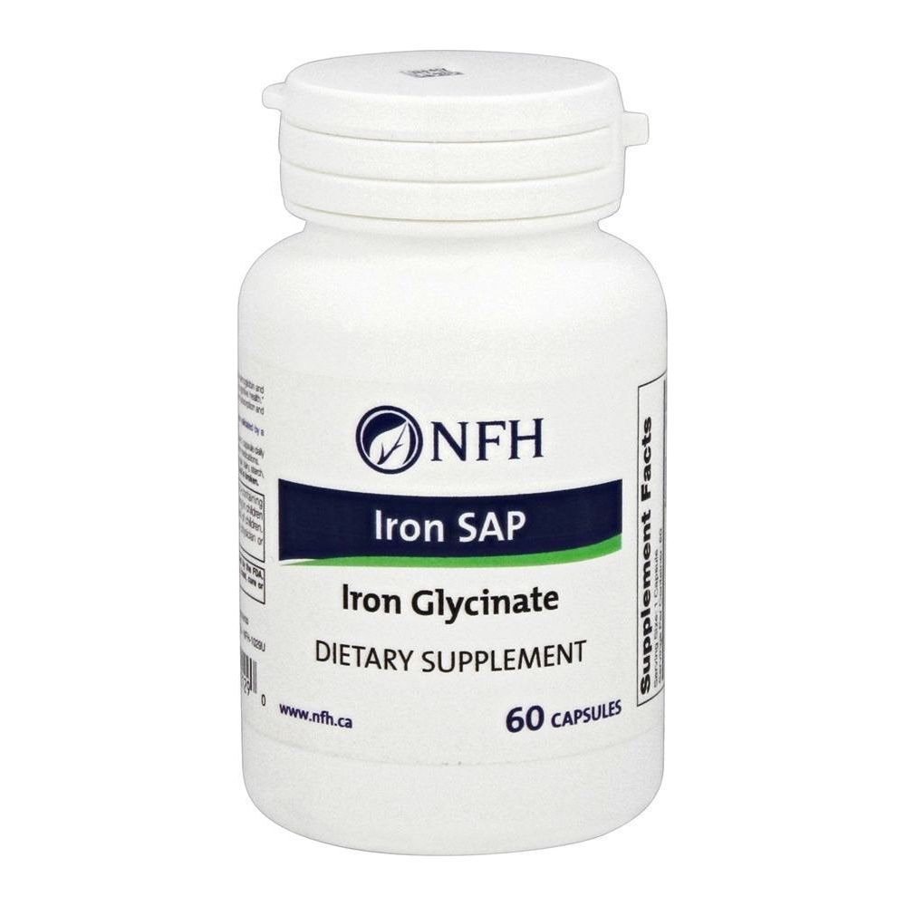 Nutritional Fundamentals for Health Iron SAP 60 caps NP
