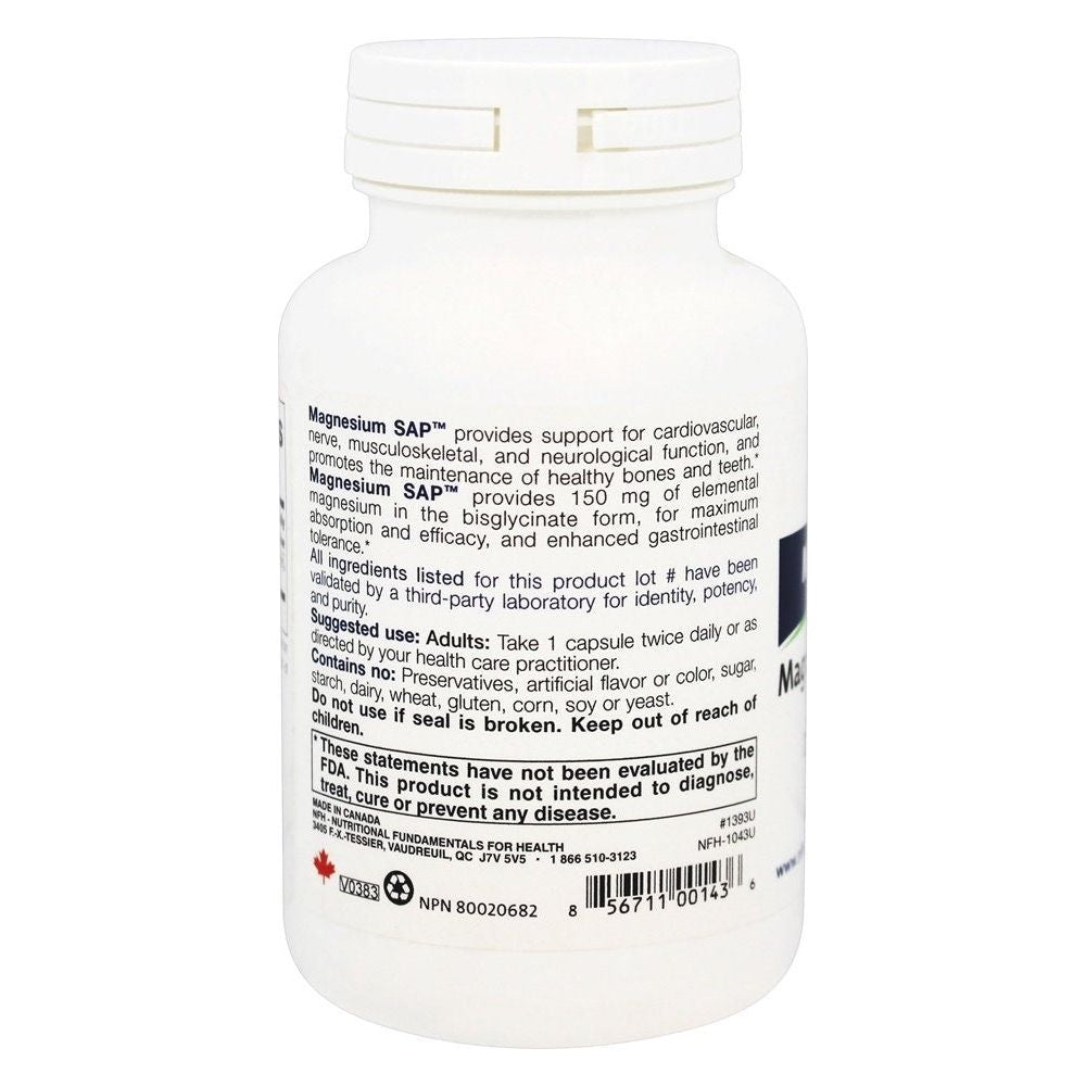 Nutritional Fundamentals for Health Magnesium SAP 90 caps