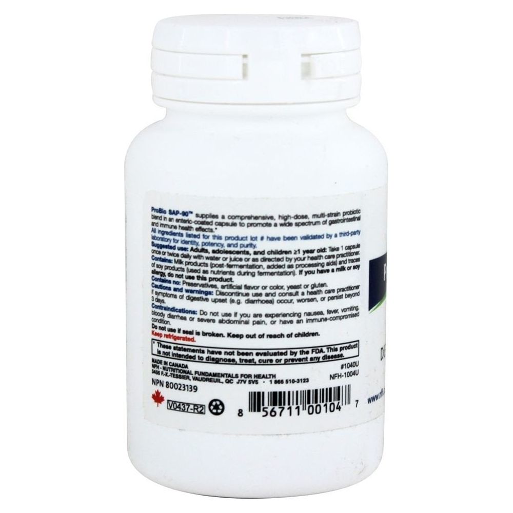 Nutritional Fundamentals for Health ProBio SAP-90 11 billion 90 caps