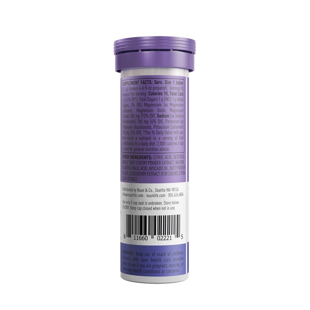 Nuun - Rest Effervescent Magnesium Supplement Blackberry Vanilla - 10 Tablets