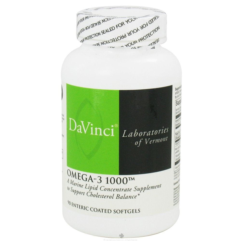 Omega-3 1000 90 SoftGels - DaVinci Laboratories