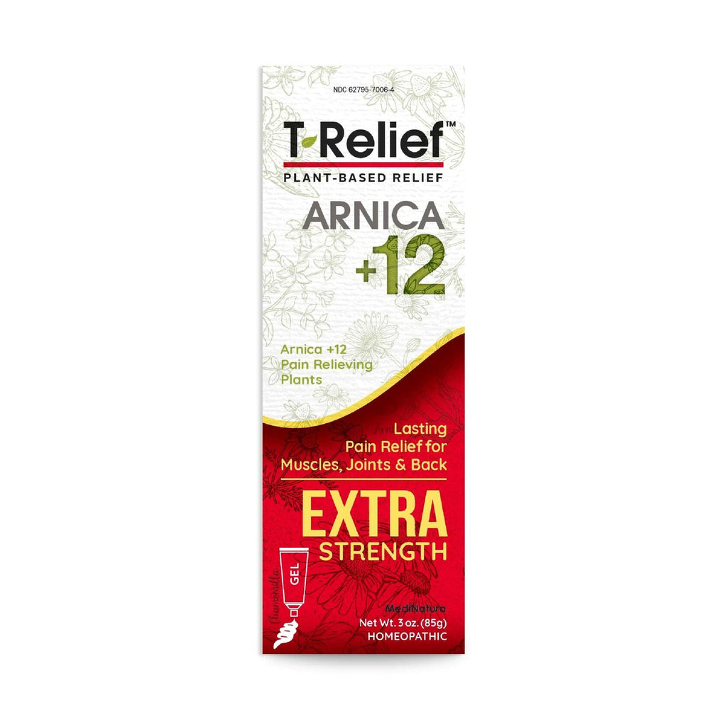 Medinatura T-Relief Arnica +12 Extra Strength Arthritis Pain Gel 3 oz