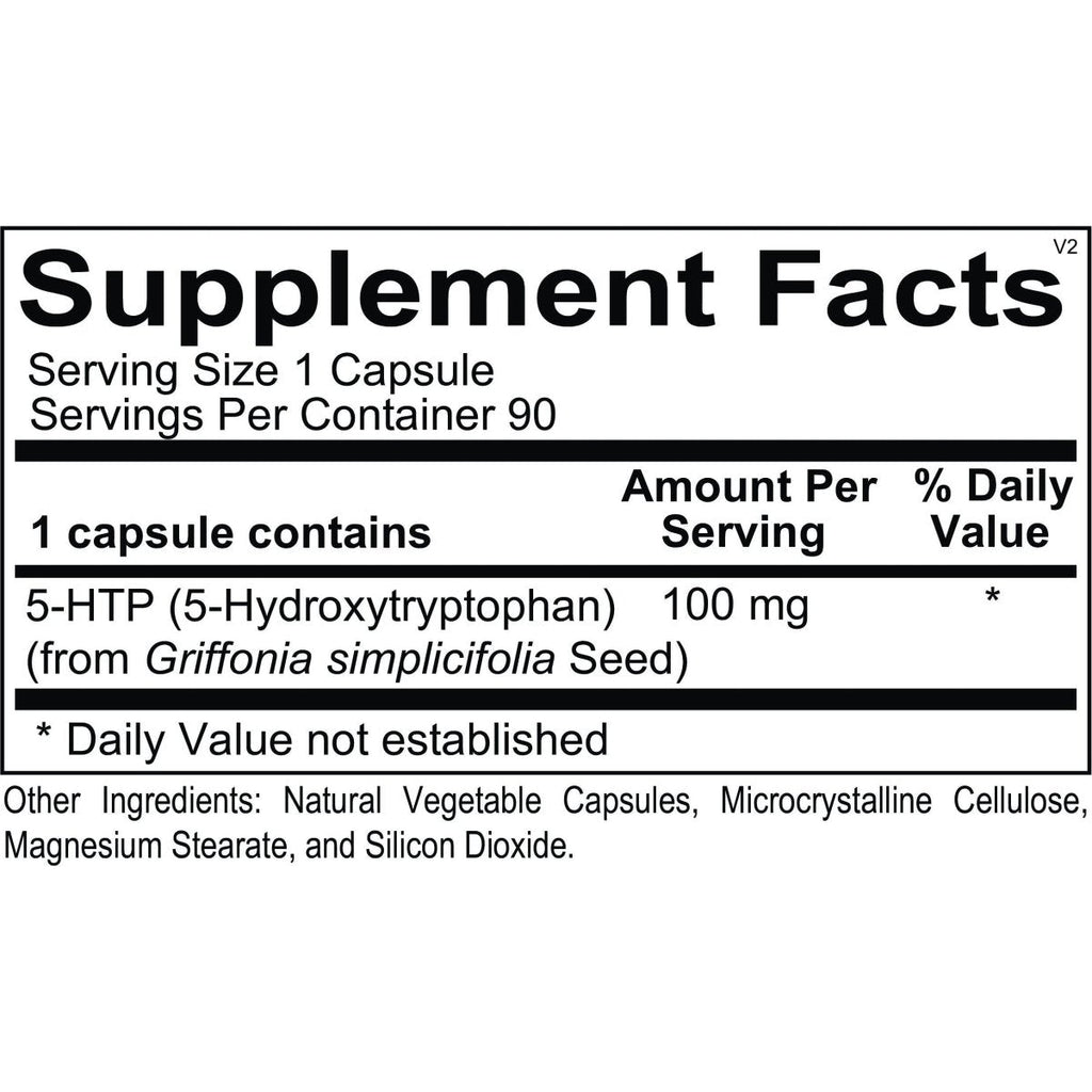 Ortho Molecular 5-HTP 100mg 90 Cap