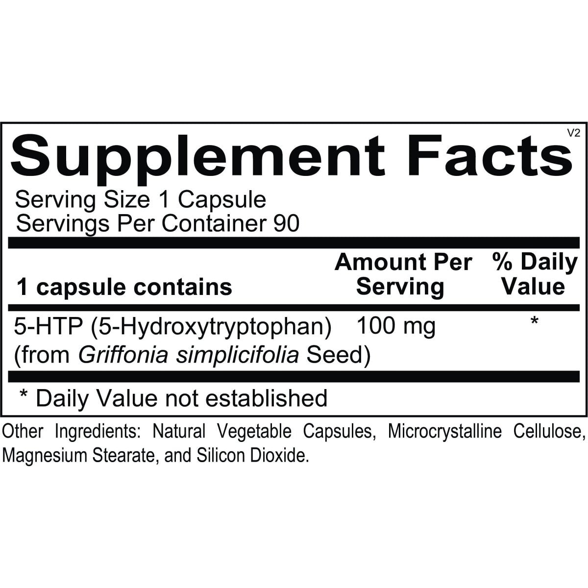 Ortho Molecular 5-HTP 100mg 90 Cap