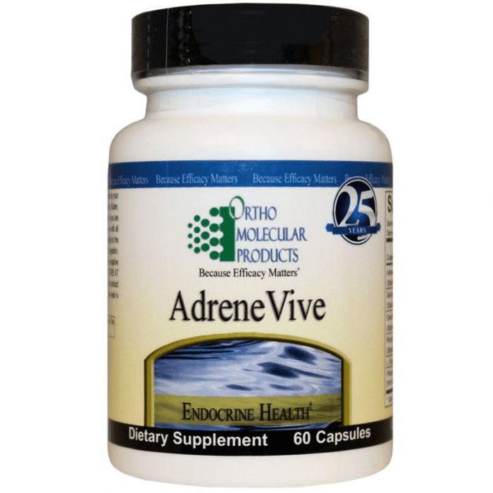 Ortho Molecular AdreneVive 60 Capsules