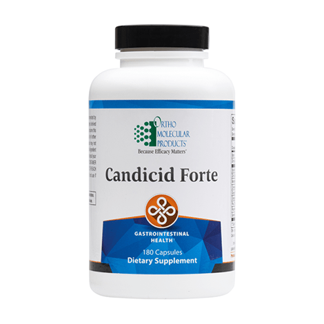 Ortho Molecular Candicid Forte 180 Capsules