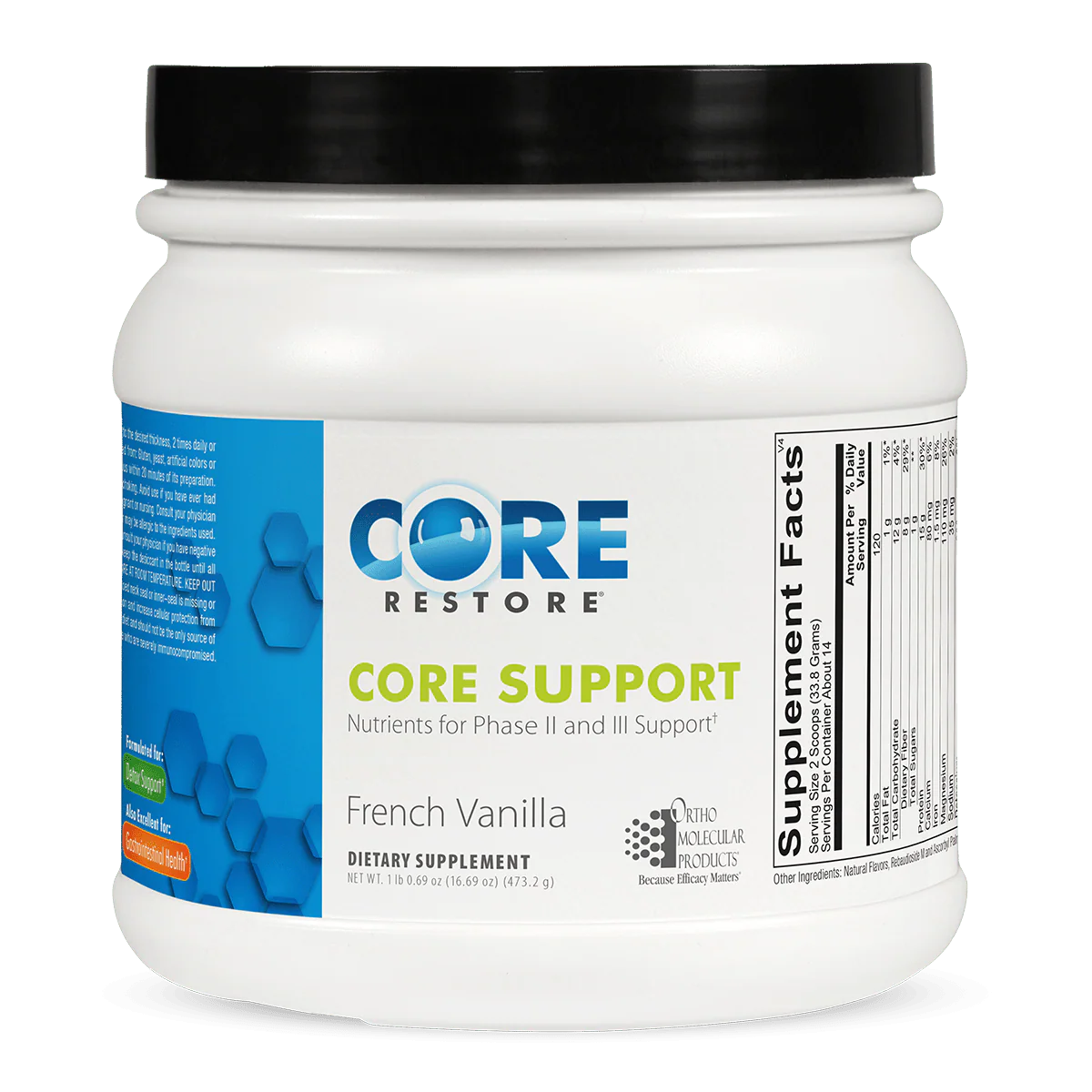 Ortho Molecular Core Support French Vanilla 14 Servings