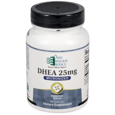 Ortho Molecular DHEA 25mg Micronized 90 Capsules